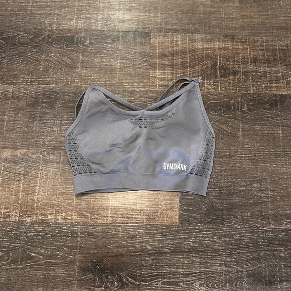 Gymshark Gray Sports Bra - Picture 1 of 5
